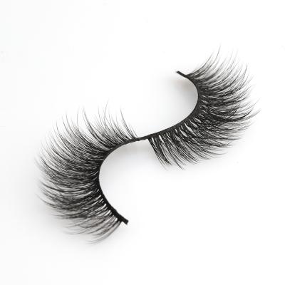 China Wholesale Crisscross Lashes 3D Silk Band Lashes Eye Lashes Silk With Private Label for sale