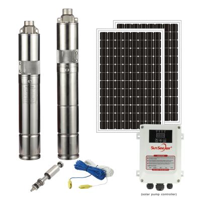 China Irrigation and Agriculture Chinese Solar DC Water Pump System with Solar Panel 3