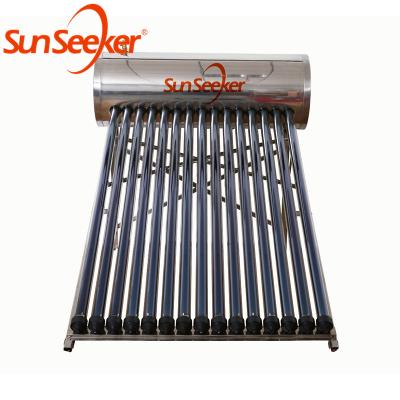 China 100l Solar Heater Outdoor Thermo Integrative Swimming Pool Water Vacuum Pressure Style Solar Water Heater for sale