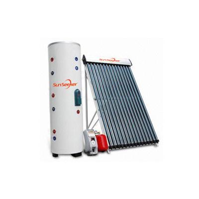 China Balcony Outdoor Poor Home Hot Water Shower System Separated Pressure Solar Heater for sale