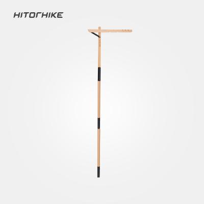 China Hitorhike Beech Wood Wooden Light Stand Wholesale Outdoor Adjustable Light Stand for sale