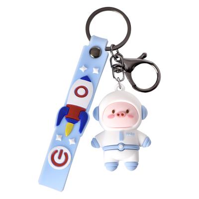 China Full Stage Adaptive Fashion Women Girls Kawaii Pig Key Chain Cartoon Cute Panda Bag Pendant Gift For Female Friend for sale