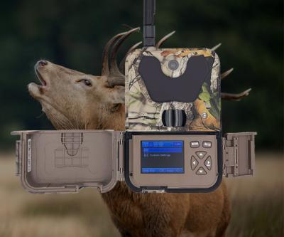 China New 4G LTE Cellular Wireless System Trail Camera With 20MP 1080P Waterproof Night Vision IP66 Hunting Game Camera Free Remote Control APP for sale