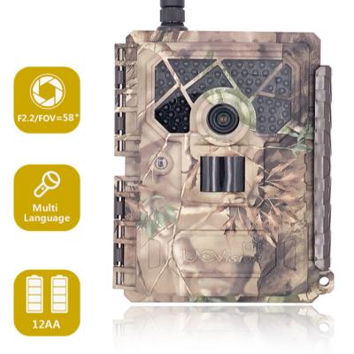 China Wireless System Night Vision Wildlife Camera Hunting Trail Camera 1080P 720P WVGA HD Hunting Camera 58 Field of View for sale