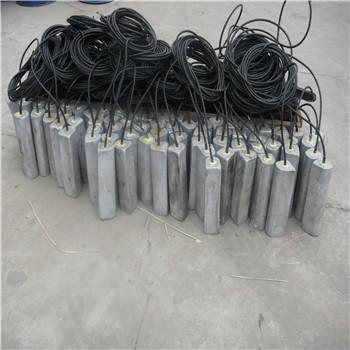 China Cathodic Protection Customized Coating Magnesium Anodes For Soil undergrounp with cable backfill powder bag for sale