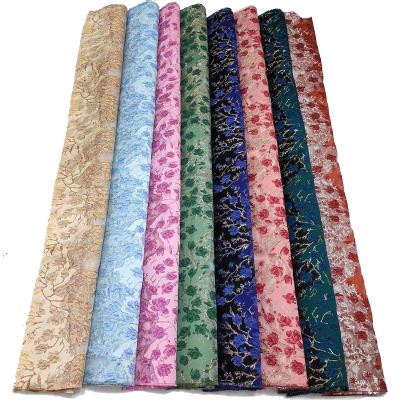 China Nigeria Jacquard Lace Fabric Embroidery African Guinea Brocade Brocade Lace Fabric Wedding In Nigeria Lace Fabrics For Sew for sale