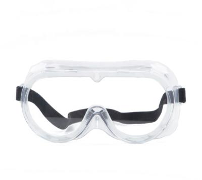 China Standard Chemical Plastic Anti Fog Plastic Eye Splash Protective Clear Transparent Safety Glasses Face Mask for sale