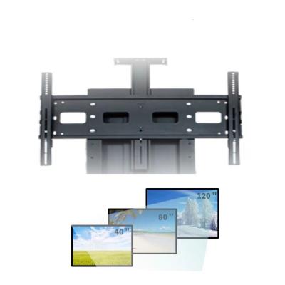 China Cold Rolled Steel TV Stand Beams Telescopic Motion TV Mount 55-120 Inch Modern Black TV Stand 55 To 120inch for sale