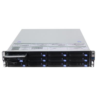 China With Fan 2U 12 Tray Server Barebone Case Chassis Controller Storage Server for sale