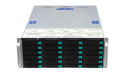 China With Hot Fan 24 Bays 4U Rack Mount Server Case Industrial Exchange Storage Chassis for sale