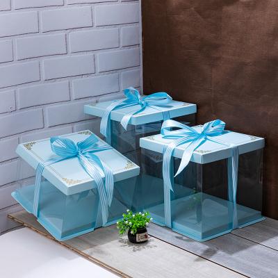 China Environmentally Friendly Cute Materials Design Recycled Cake Boxes Cake Panels Set High Quality Cake Boxes for sale