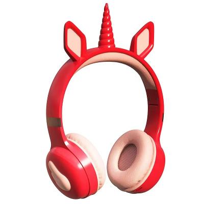 China Wholesale Headband OEM Kids Cute Glowing LED Unicorn Headphones For Girls Wireless Headphones for sale