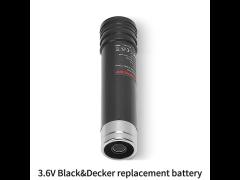 3.6V Black&Decker replacement battery