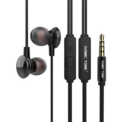 China Good Sound Quality New Android Cable Earphone Universal Bass Earphone Headphone High Quality Stereo IOS Deep Bass from Somictone for sale