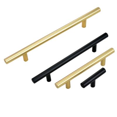 China Wholesale Modern Closet Wardrobe Aluminum Alloy Door Handle Stainless Glass Cabinet Door Handles for sale