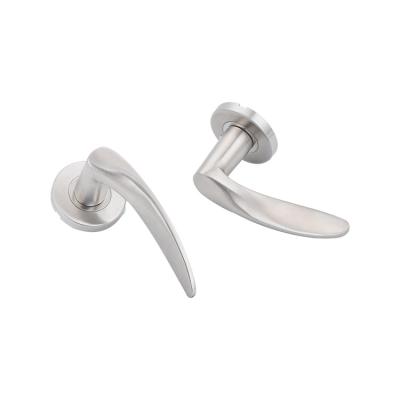 China Factory direct supply of SS-satin stainless steel made modern design bedroom interior door pull handle for sale