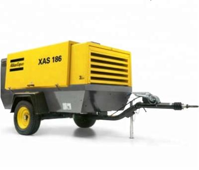 China Atlas 10bar Lubricated Copco XATS156C Portable Diesel Air Compressor for sale