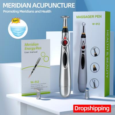 China Body Acupuncture Massage Pen Dropshipping Meridian Massager Pen Health Care Supplies Beauty OEM ODM Customize Other Massage Products for sale