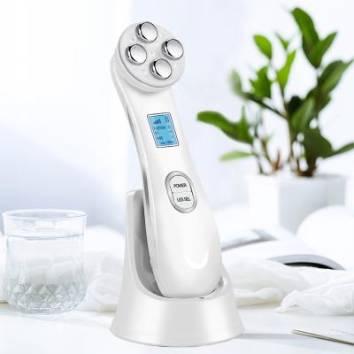 China Face Lift Muscle Electrical Stimulation EMS RF Led Light Therapy Beauty Device Photon Facial Skin Rejuvenation Device for sale