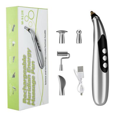 China Portable Magnetic Point Stimulation Massager Machine Dropshipping Microcurrent USB Energy Acupuncture Fill Pen for sale