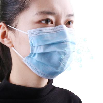 China Nonwoven Fabric Disposable Medical Consumables EN14683 Standard Medical Face Mask for sale