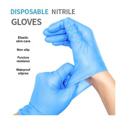 중국 latex glove latex glove medical latex coated glove Blue gloves 판매용