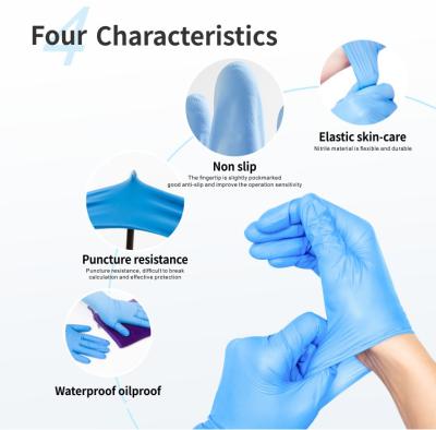 China Latex Coated Gloves Disposable Medical Consumables Industrial Powdered Medical Gloves for sale