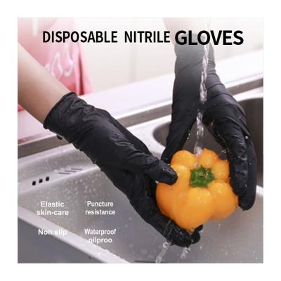 China 9 - 12inches Disposable Medical Consumables Nitrile Latex Powder Free Disposable Gloves for sale