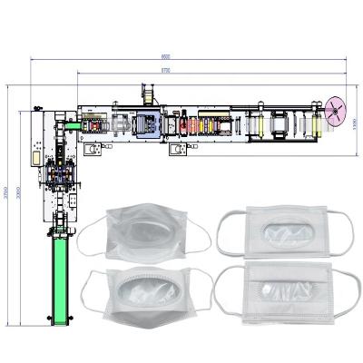 Китай full automatic Lip language mask machine automatic face mask mask machine продается