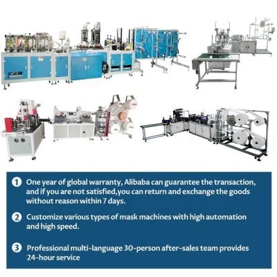 China Máscara elástico plegable de la máquina 22kW de la máscara del gancho que hace el equipo en venta