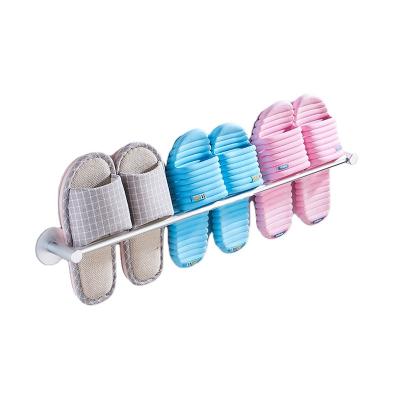 China China Suppliers Modern Slippers Rack Type Single Punch Free Bathroom Drain Storage Wall Hanging Rack for sale