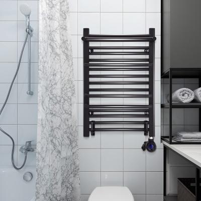 China Heater Black Heating Wall Mounted Towel Rail Bathroom Multifunctional Electric Towel Rack, Towel Rail for sale