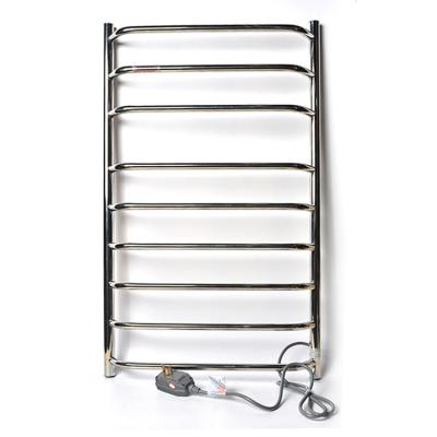 China Heater Bathroom Electric Dryer Heated Towel Warmer Rack 304 Stainless Steel Electric Heating Towel Rack for sale