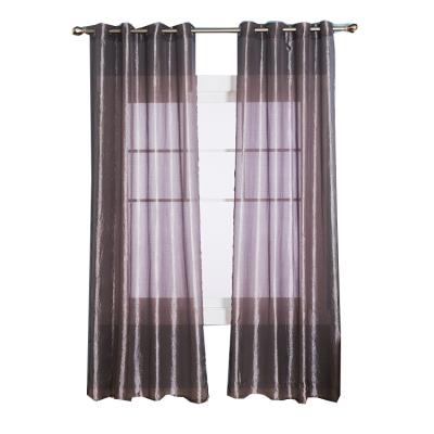 China BINDI decor in stock cheap shiny lightweight curtain can be custom made 100% polyester silk look like sheer curtains living room for sale