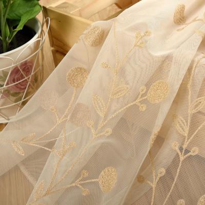 China Design Insulated Professional Home Dust Prevent Sheer Polyester Voile Curtain And Drapery Set for sale