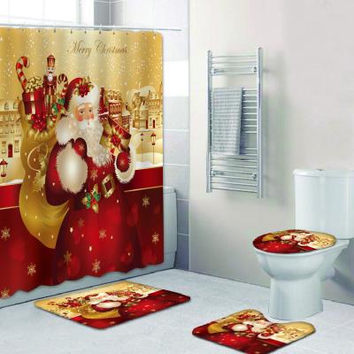 China Wholesale Viable Cortina De Bano De Betty Boo Bath Curtain And Cover Christmas Shower Curtains For Bathroom for sale