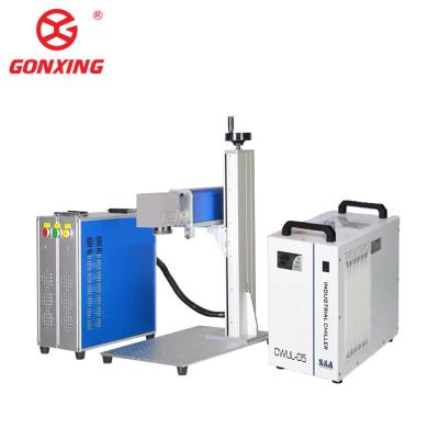 China accuracy JPT Laser Source Split Type 20w 30w 50w 60w 80w 100W UV Fiber CO2 Laser Marking Engraving Machine for Retail Market for sale