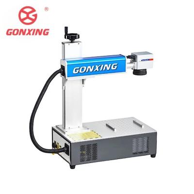 China JCZ Ezcad Control Software GONXING Marking Head 30w Portable Fiber Laser Engraving Machine for Jewelry Engraving and Cutting for sale