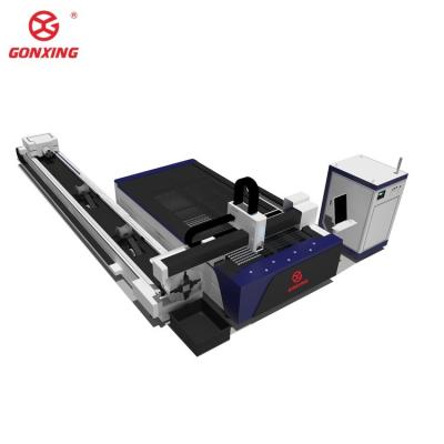 China Continuous Wave GX-HT Model Industry Laser Equipments 3015 CNC Fiber Laser Cutting Machine for Sheet and Tube 5000 KG for sale