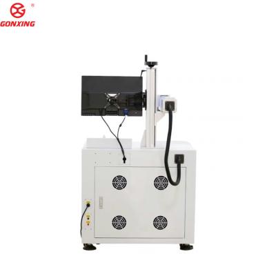 China 20w 30w 50w Air-cooled Jewelry Name Necklace Gold Silver Stainless Steel Ring Fiber Laser Cutting Marking Engraving Machine for sale