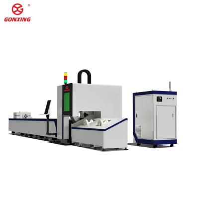 China 1KW 2000W 3000W 6kw CNC Rotary Device Fiber Laser Tube Cut Iron Pipe Cutting Machine with N2 Control Valve from SMC-Japan for sale