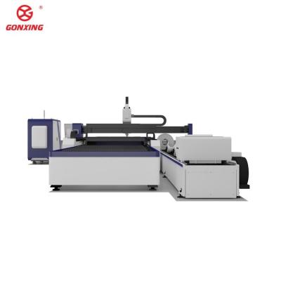 Chine Machine de découpe laser à double table Raytools à tête laser de tôle métallique et de tube à fibre laser avec RAYCUS MAX IPG Source laser à vendre