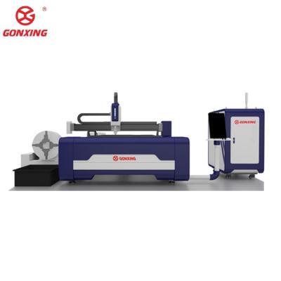 China 4-Achsen-Maschine zum Laserschneiden von Industrieblechen und Rohrmetallen mit OSPRI/PRECITEC/RAYTOOL Laserschnittkopf Dicke 15 mm zu verkaufen