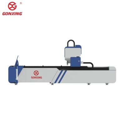 China 4-axis Configuration Economical Open Metal Sheet Cutting Machine with Yaskawa Servo Motor and RAYCUS MAX IPG Laser Source for sale