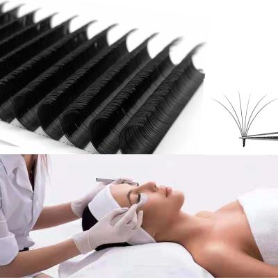 China Auto Fans Mega Lash Extensions Private Label Hair 0.05 Synthetic 0.05 Automatic Fast Fanning Eyelash Volume Eyelash Extension Plants Easy Fan for sale