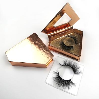 China Wholesale Custom Beautiful 3D Private Label Beauty Makeup Products False Eyelashes Cardboard Box Eyelash Packaging Box With Logo for sale