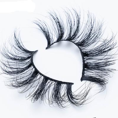 China Full Lashes Private Label Thick Band Fake Eye Lashes Seller 100% Real 3D 5D 25mm 25mm Mink Eyelashes for sale