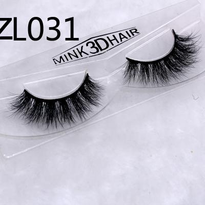 China Factory Direct Natural Long , 3D Mink Eyelash ZL031-036 Real Mink Fur for sale