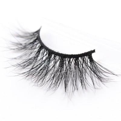 China Wholesale Thick Own Brand Crossing 3D Mink Eyelashes 25mm for sale