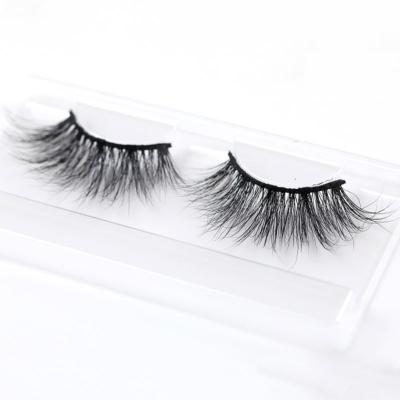 China Wholesale Private Label 3d Eyelashes 25mm Thick Fluffy Style Mink False Eye Lashes New Deeply Handcrafted, Handcrafted Fur, Fur for sale